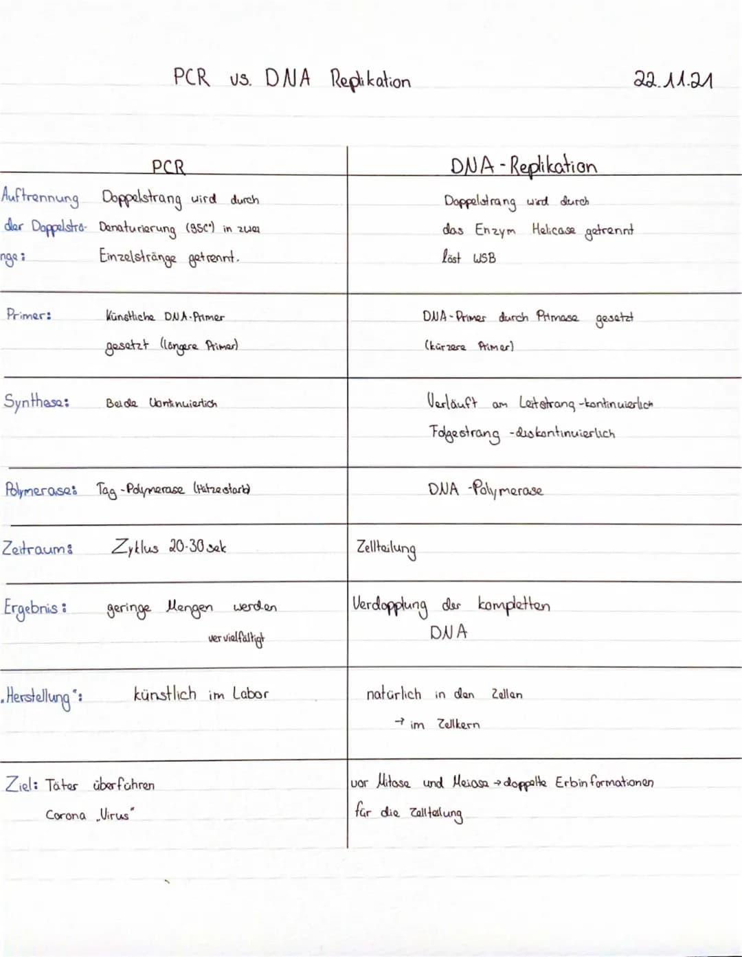 PCR und DNA-Replikation: Einfach erklärt mit Abläufen und Anwendung