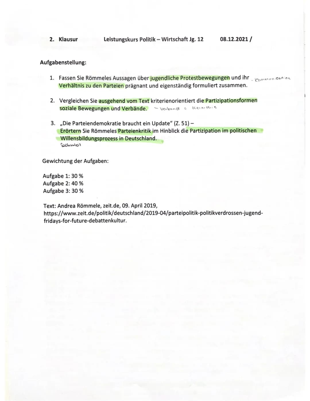 politische Partizipation