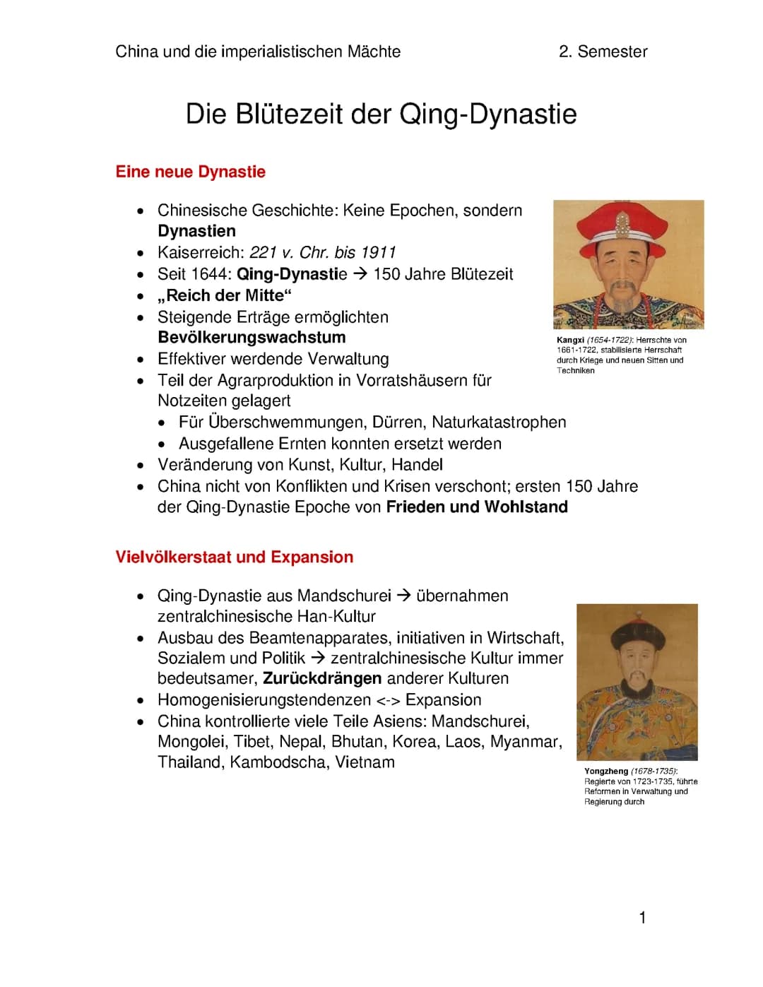 China und die imperialistischen Mächte