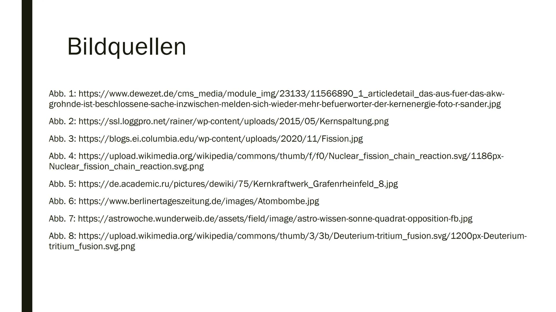 KERNSPALTUNG &
KERNFUSION
von Marvin Scholz Gliederung
1.
2.
Kernspaltung
1.1 Allgemeine Fakten
1.2 Entdeckung
1.3 Ablauf
1.4 Energiefreiset