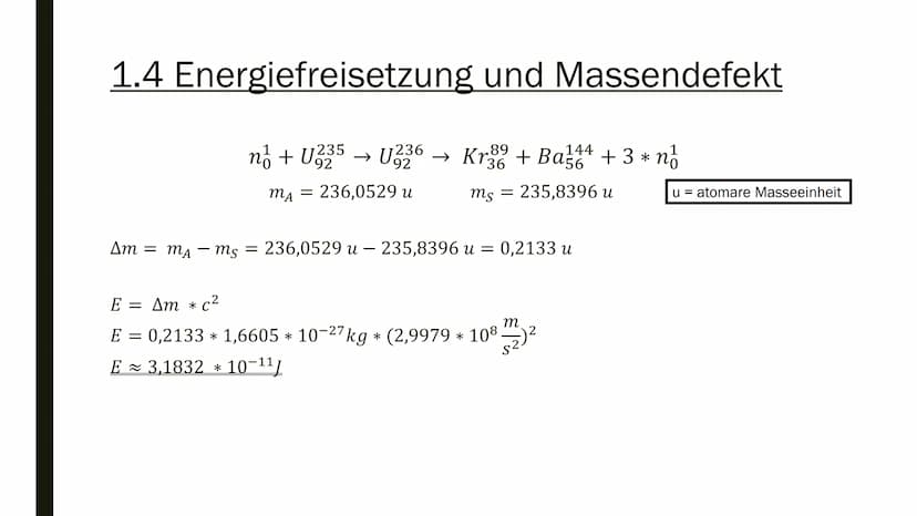 KERNSPALTUNG &
KERNFUSION
von Marvin Scholz Gliederung
1.
2.
Kernspaltung
1.1 Allgemeine Fakten
1.2 Entdeckung
1.3 Ablauf
1.4 Energiefreiset