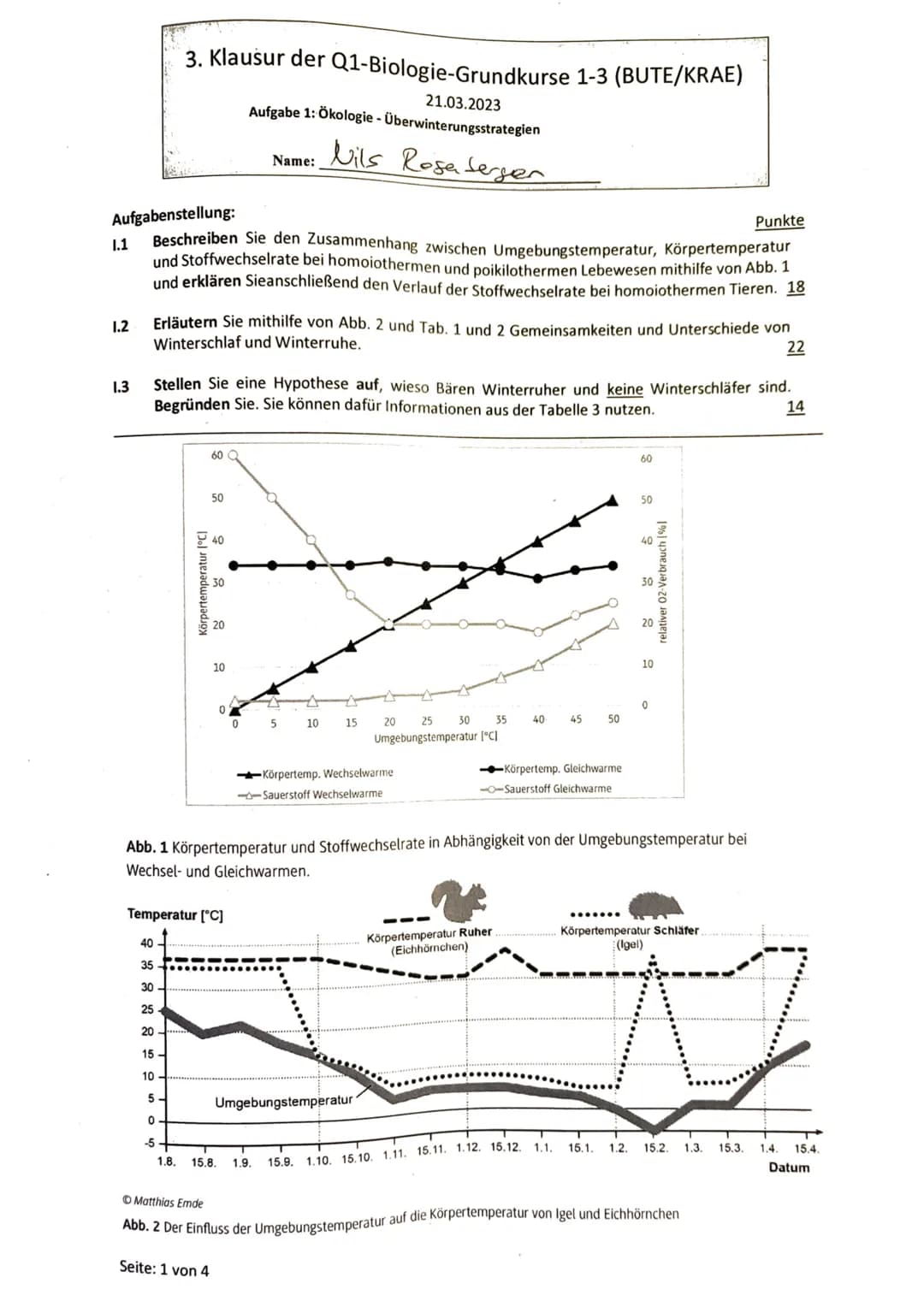 Q1.2-Biologie GK-Klausur-Ökologie-15 Punkte (1+)