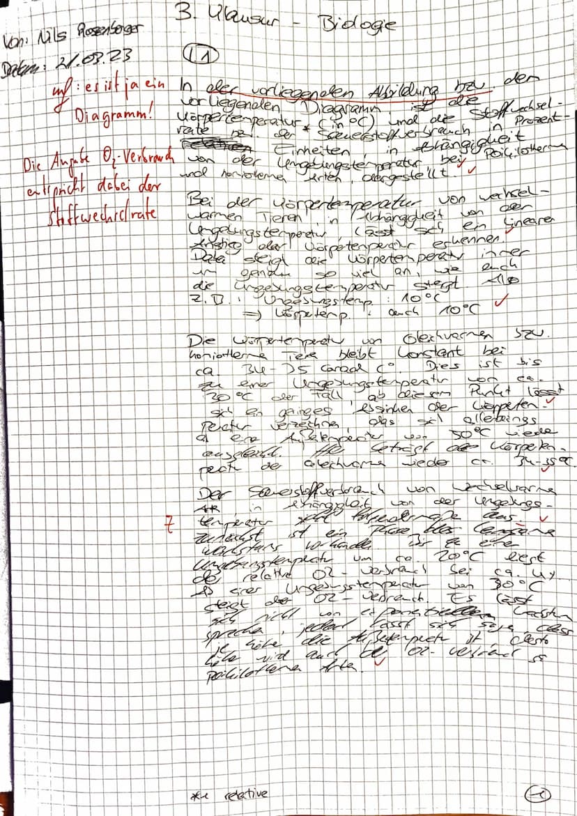 3. Klausur der Q1-Biologie-Grundkurse 1-3 (BUTE/KRAE)
21.03.2023
Aufgabe 1: Ökologie - Überwinterungsstrategien
Name:
Nils Rosa Serger
Aufga