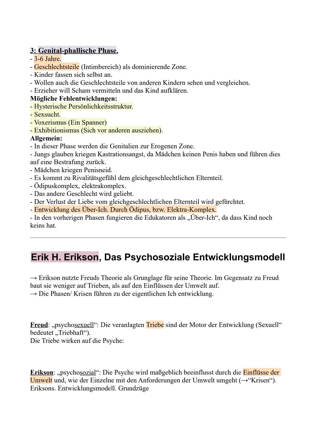 Pädagogik LK Q1
Sigmund Freud, Psychoanalyse.
Zusammenfassung: Das Menschliche Verhalten entspringt nach seiner Theorie den Sexuellen
unbewu