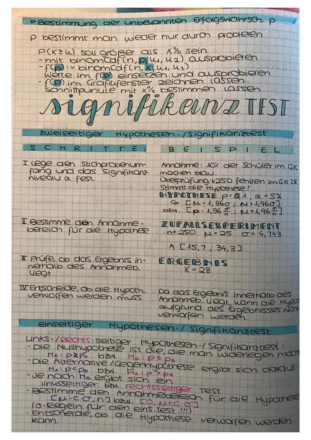 GRUNDBEGRIFFE
Zufallsexperiment (Def.)
Zufallsgröße (Def.)
Ergebnis/Ereignis (Def.)
Gegenwahrscheinlichkeit
Baumdiagramme
Pfadreger
Summenre