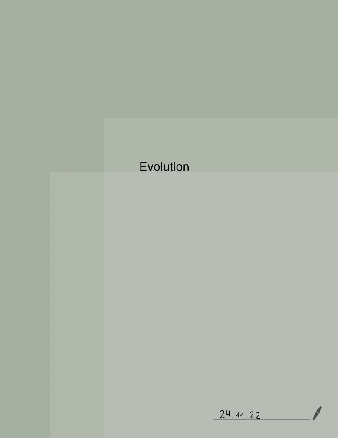 Lernzettel Evolution - LK Abi 23