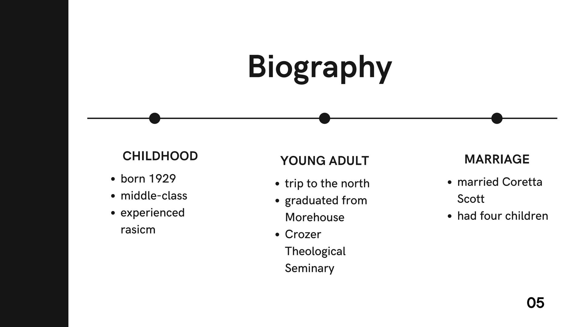 I have a dream that one day this nation will rise up and
live out the true meaning of its creed: "We hold these
truths to be self-evident, t