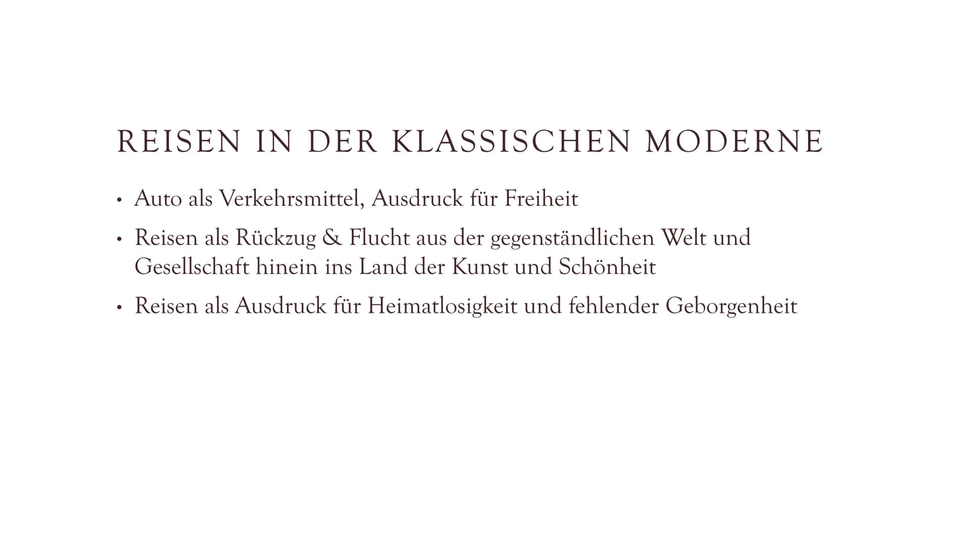 KLASSISCHE
MODERNE &
EXPRESSIONISMUS
1890-1925 MODERNE (1890-1920)
Neues Zeitalter für alle Künste (v.a. Literatur und Kunst)
Kunst = neue F