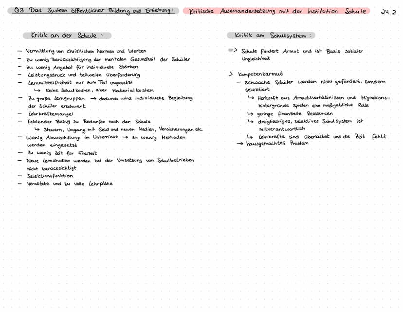 Q3 Das System öffentlicher Bildung und Erziehung: Das deutsche Bildungssystem und dessen rechtliche Grundlage
Definition von Bildung.
Das Bi