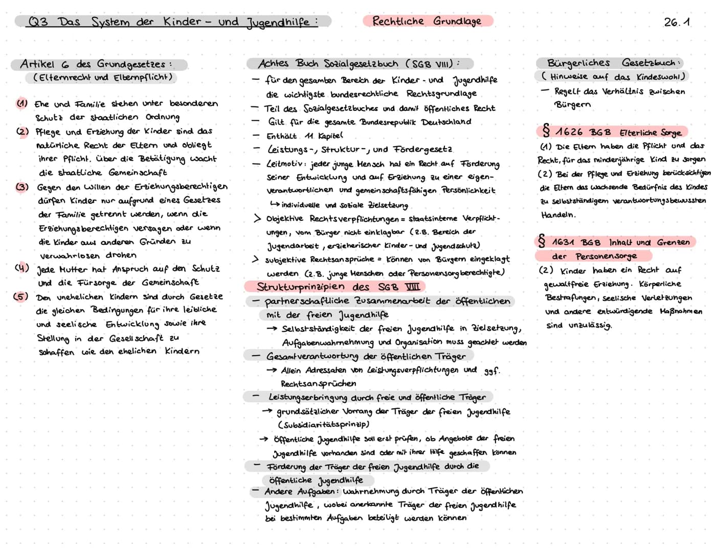 Q3 Das System öffentlicher Bildung und Erziehung: Das deutsche Bildungssystem und dessen rechtliche Grundlage
Definition von Bildung.
Das Bi
