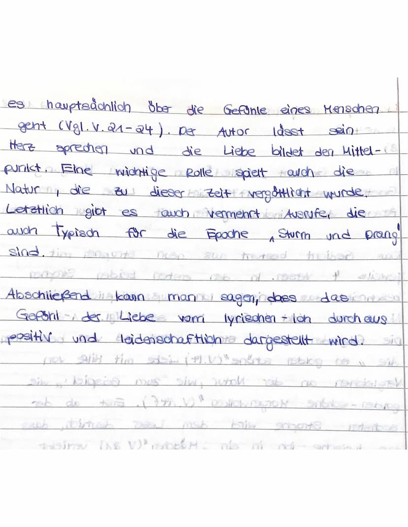 Liebeslyrik analysierend
8.154/3
3)
In dem
Goethe
Person
sechsten
Gediant
Majlied von
"
Johann Wolfgang
erschieren. 1775 wird die Liebe zu e
