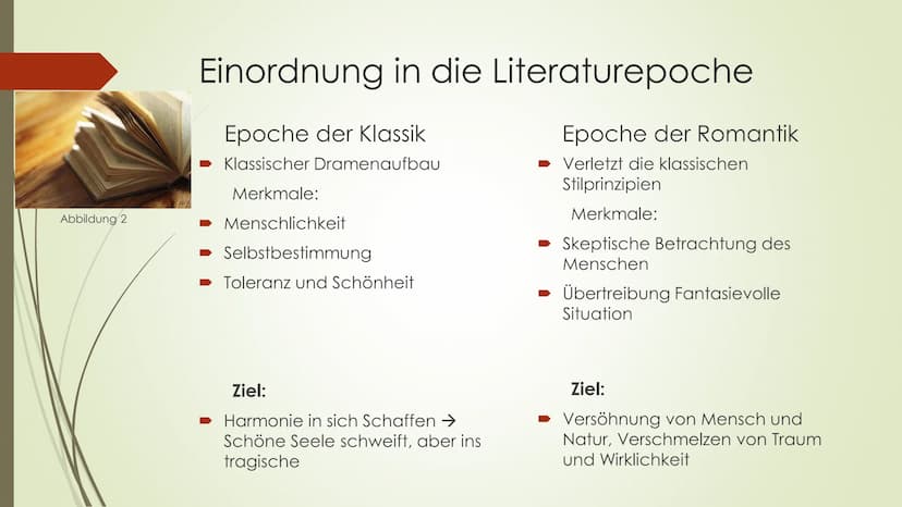 Zwischen Klassik und
Romantik Inhaltsverzeichnis:
► Epoche + Zeitraum
➡ Vertreter
➡ Heinrich Kleist
➡ Der zerbrochene Krug
➡ Le juge ou la c