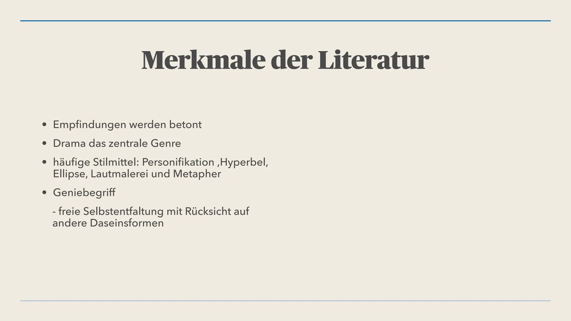 te
Cars
ا کر کر کے
le
STURM & DRANG
machen.
1765-1790 1. historischer Hintergrund
2. Merkmale der Epoche
3. Merkmale der Literatur
4. Merkma