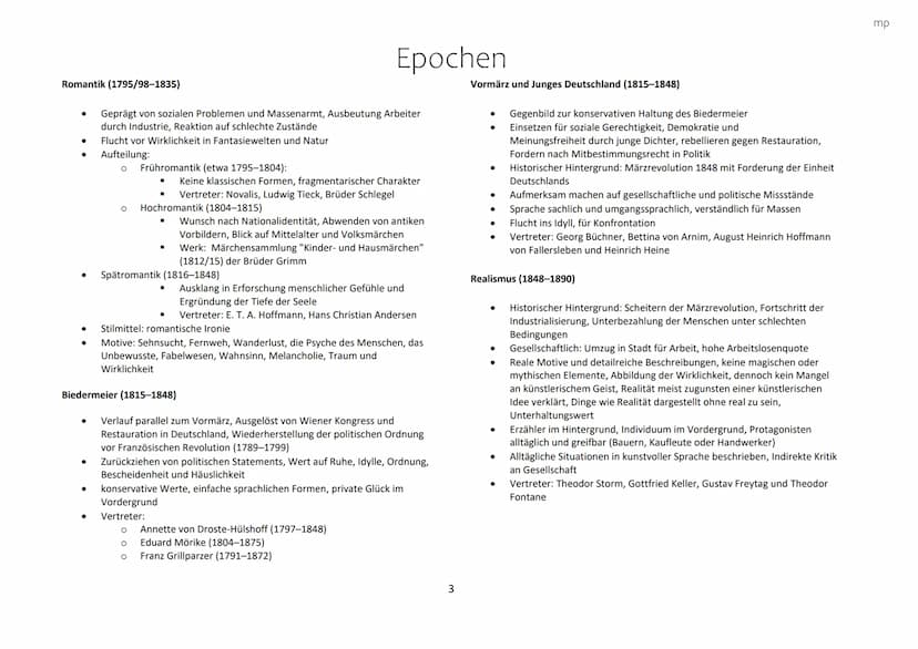 Epochen
Renaissance (1500-1600)
Antike (800 v. Chr.-600 n. Chr.)
•
•
•
•
•
griechisch-römische Altertum
Werke: Vielzahl nicht erhalten, eini