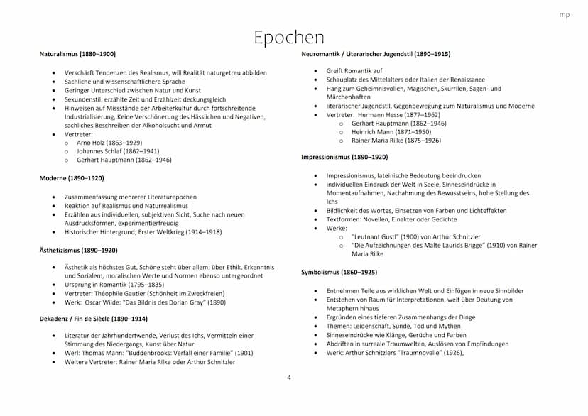 Epochen
Renaissance (1500-1600)
Antike (800 v. Chr.-600 n. Chr.)
•
•
•
•
•
griechisch-römische Altertum
Werke: Vielzahl nicht erhalten, eini