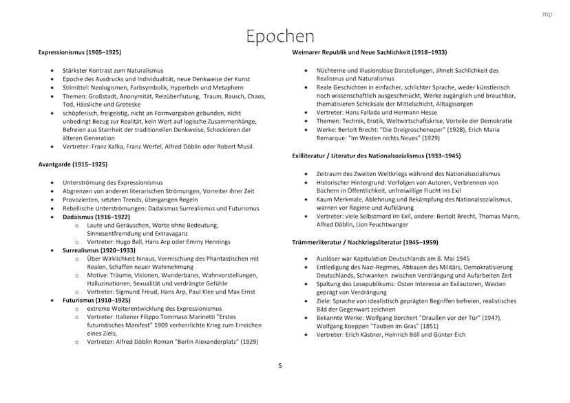 Epochen
Renaissance (1500-1600)
Antike (800 v. Chr.-600 n. Chr.)
•
•
•
•
•
griechisch-römische Altertum
Werke: Vielzahl nicht erhalten, eini