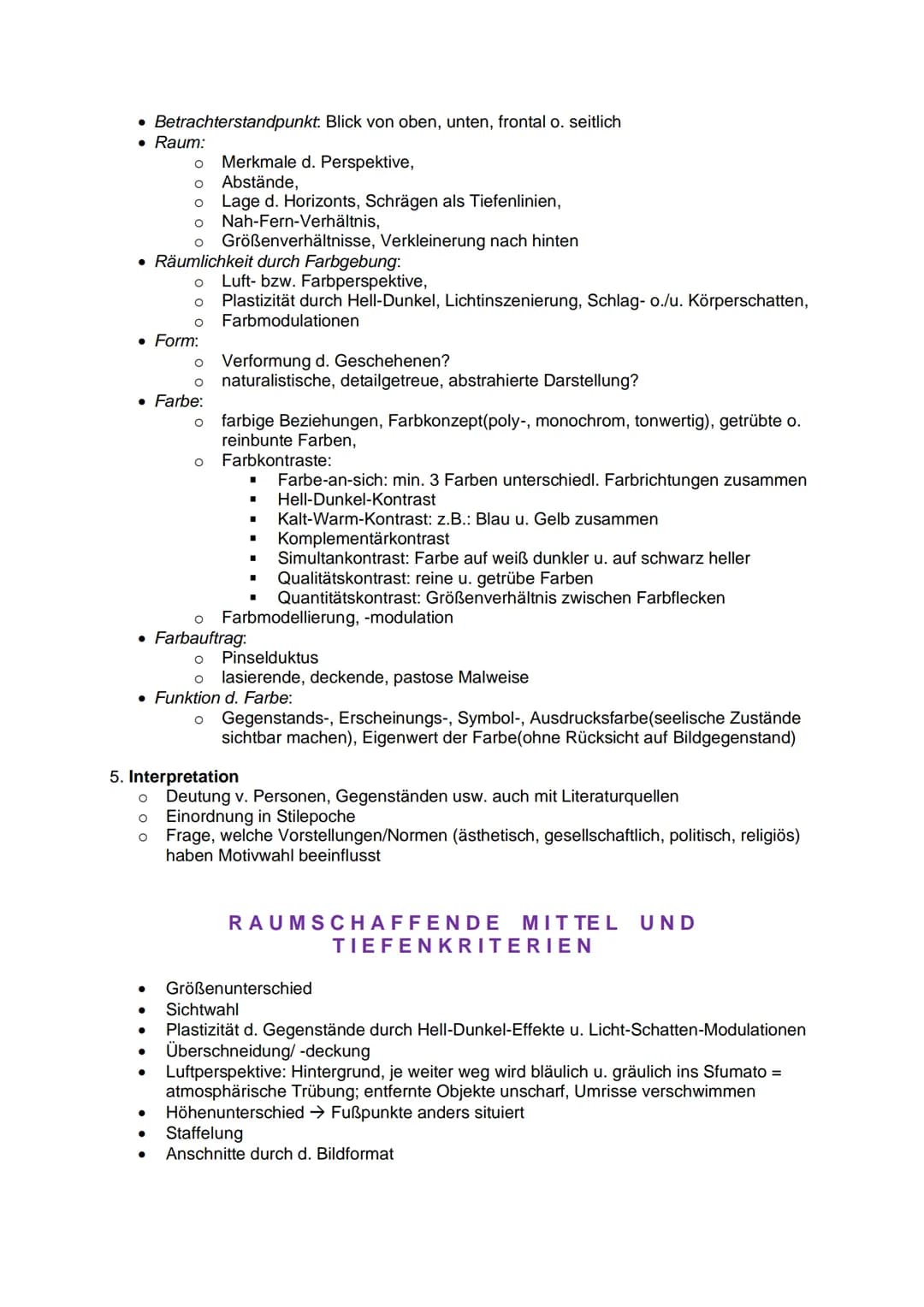 Antike:
●
●
●
●
●
●
Mittelalter:
●
●
HINTERGRUNDWISSEN
KUNSTEPOCHEN IN DER
●
800 v. Chr. - 500 n. Chr.
keine Darstellung bestimmter Regionen