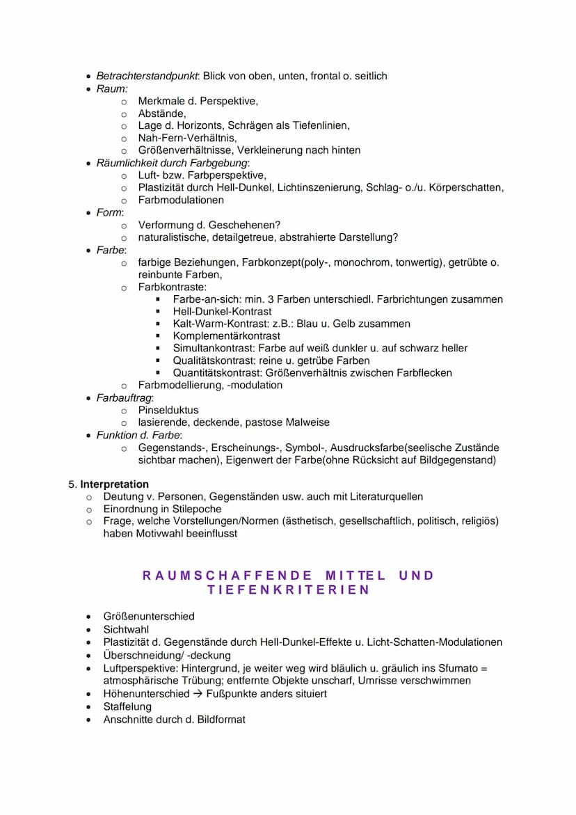 Antike:
●
●
●
●
●
●
Mittelalter:
●
●
HINTERGRUNDWISSEN
KUNSTEPOCHEN IN DER
●
800 v. Chr. - 500 n. Chr.
keine Darstellung bestimmter Regionen