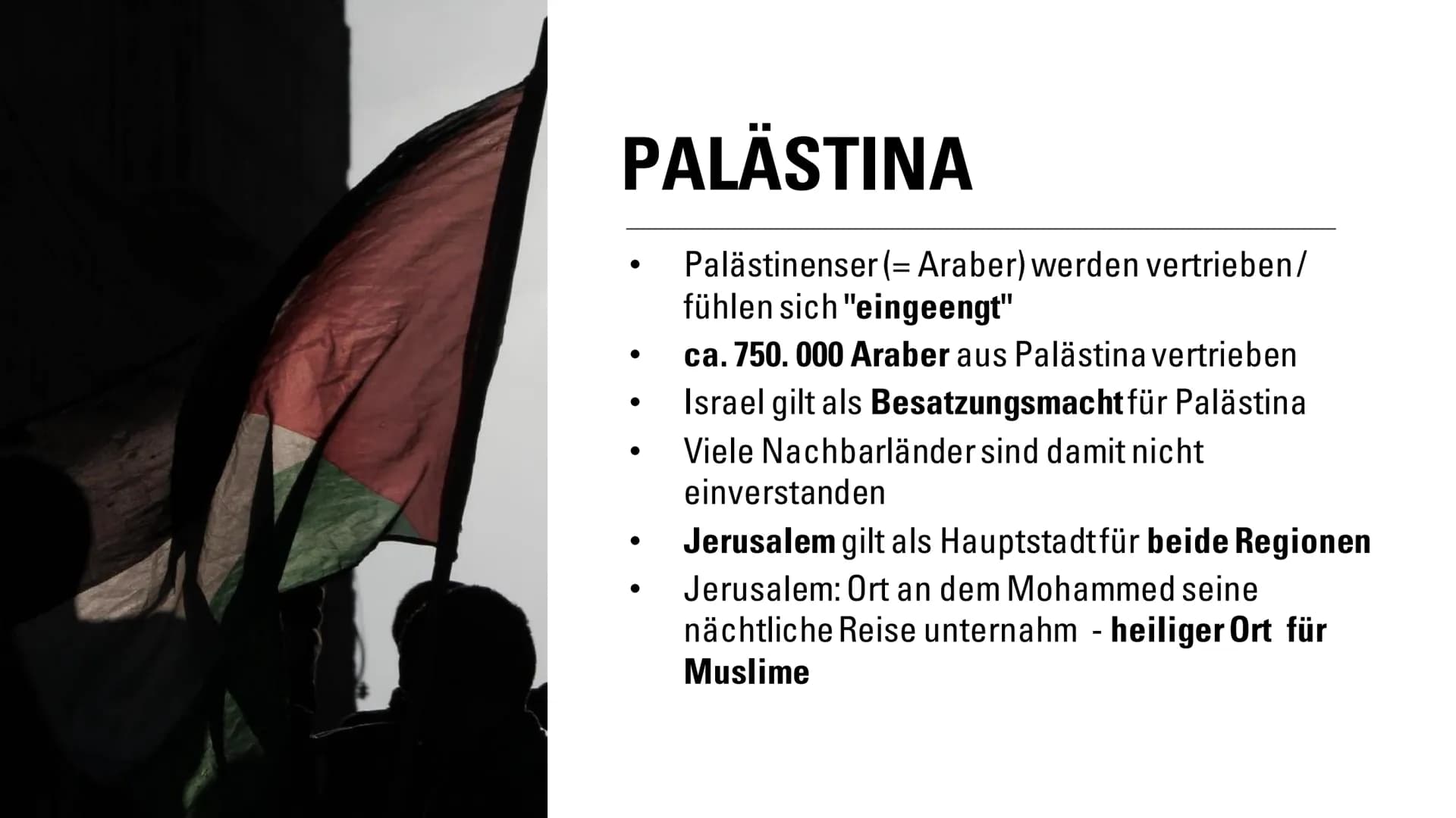 SCOTTO BOYS
BOY
DER
NAHOSTKONFLIKT
zwischen Palästina und Israel ●
●
●
Jüdisches Volk möchte ein Ort für sich
Juden wurden in vielen Ländern