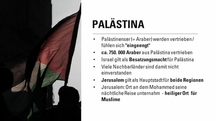 SCOTTO BOYS
BOY
DER
NAHOSTKONFLIKT
zwischen Palästina und Israel ●
●
●
Jüdisches Volk möchte ein Ort für sich
Juden wurden in vielen Ländern