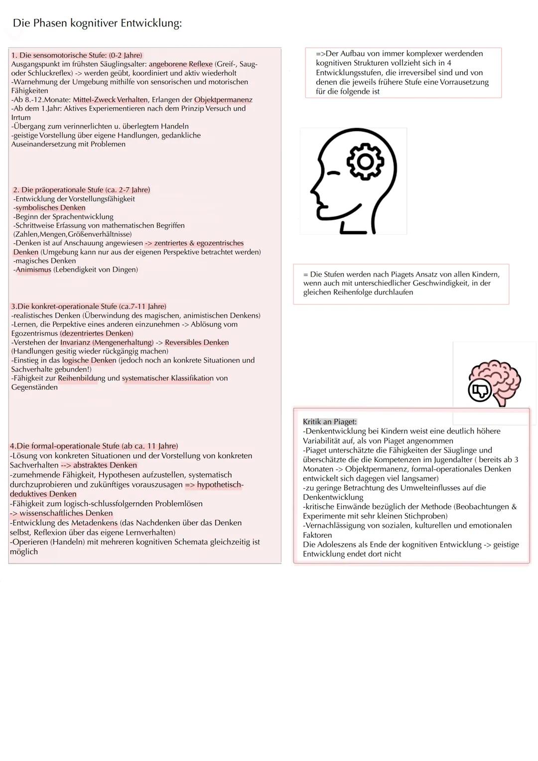Jean Piaget - Pie kognitive Entwicklung des Kindes
Grundannahmen:
-Enger Zusammenhang von Handeln und Denken (handelnde Auseinandersetzung m