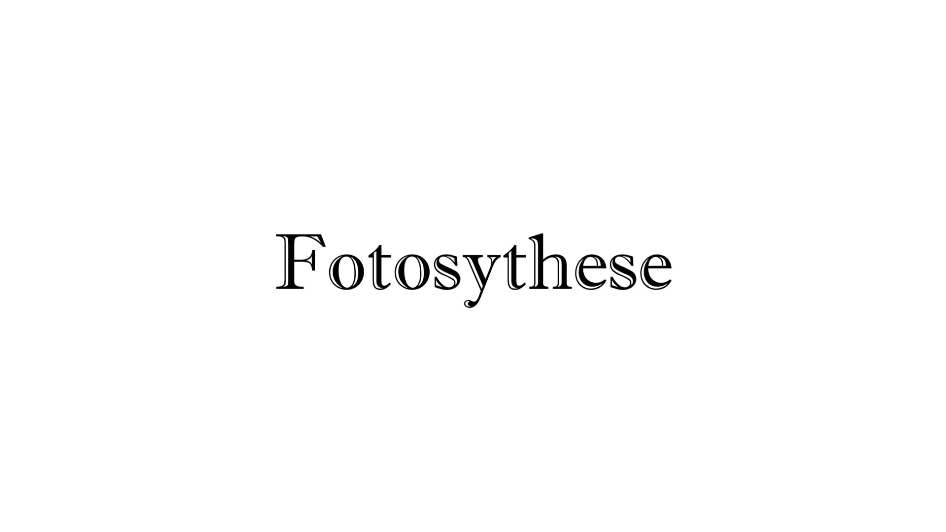 Fotosythese Fotosynthese
Die Fotosynthese ist ein Assimilationsprozess (= aufbauender Prozess)
Die Fotosynthese ist formell die Umkehrung de
