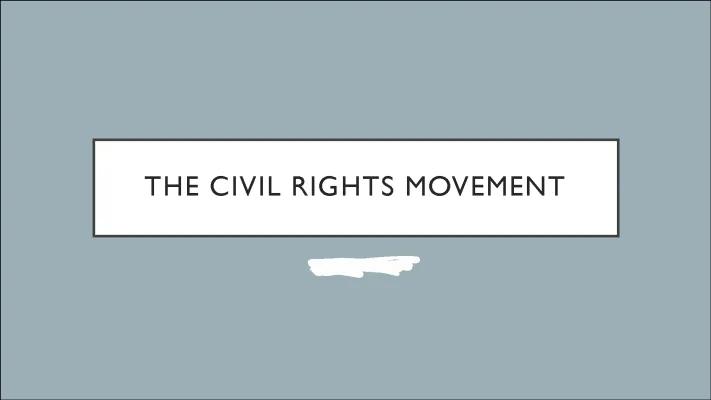 Know The Civil Rights Movement  thumbnail