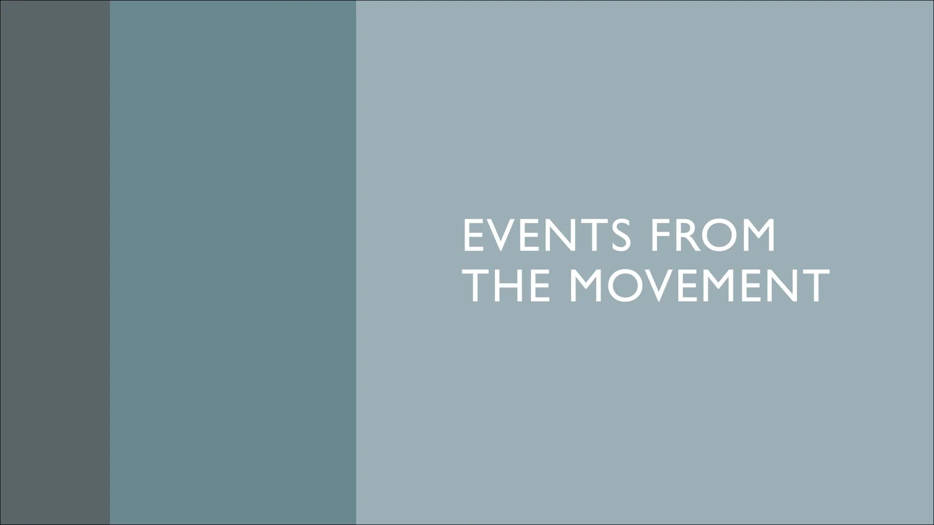 THE CIVIL RIGHTS MOVEMENT ●
●
2. Historical background (Jim Crow Laws)
3. Events from the movement
• 3.1 Rosa Parks and the Montgomery Bus B