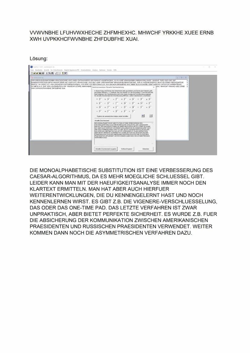 Kryptologie
Informatik
Benotete schriftliche Hausaufgabe
Laurin Wagner
Aufgabe 1: Erkläre, was man in der Informatik unter den Begriffen Kry