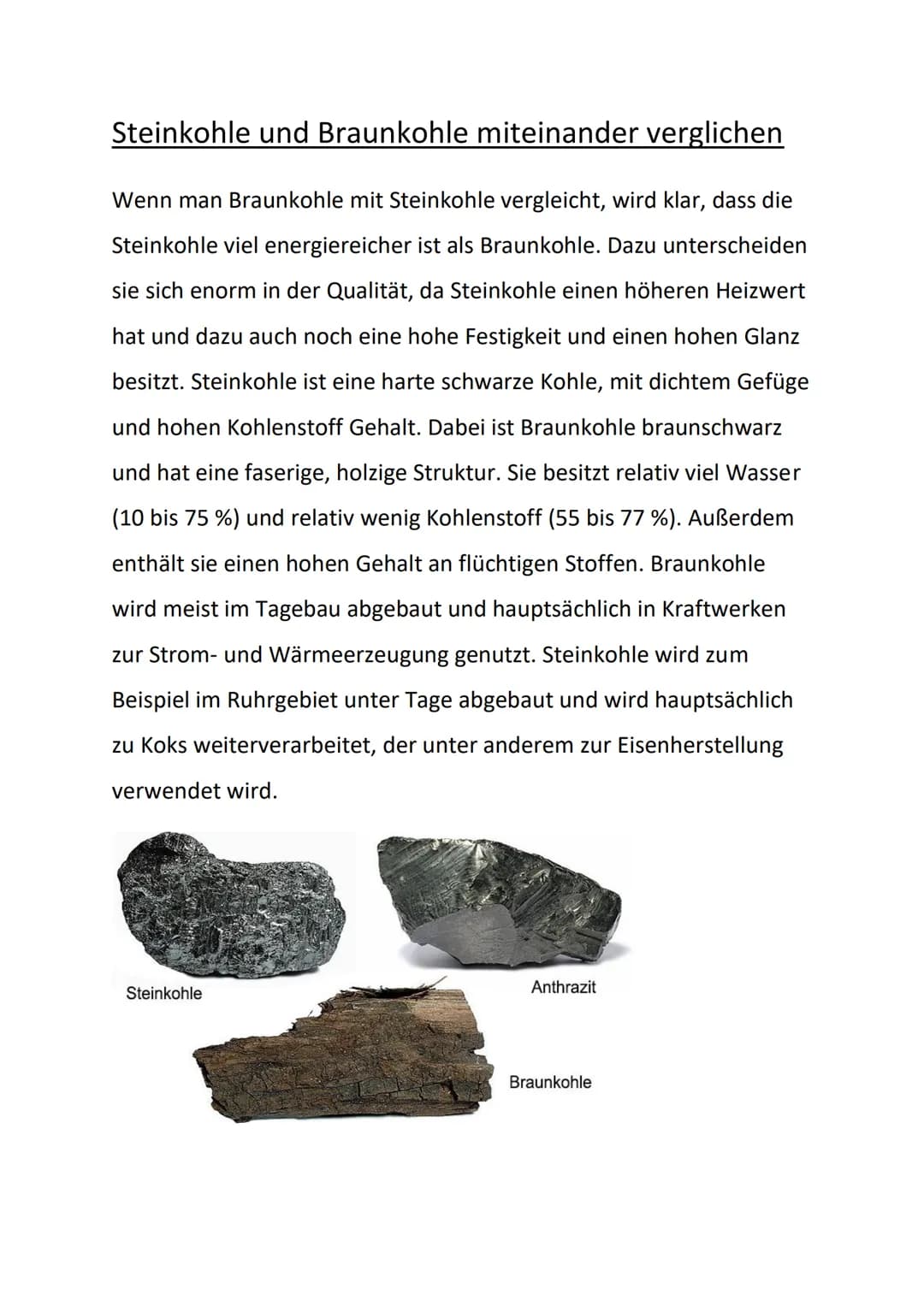 Inhaltsverzeichnis
1. Vorwort
2. Organische Stoffe
3. Entstehung Fossiler Brennstoffe (Kohle)
4. Entstehung Fossiler Brennstoffe (Erdöl und 