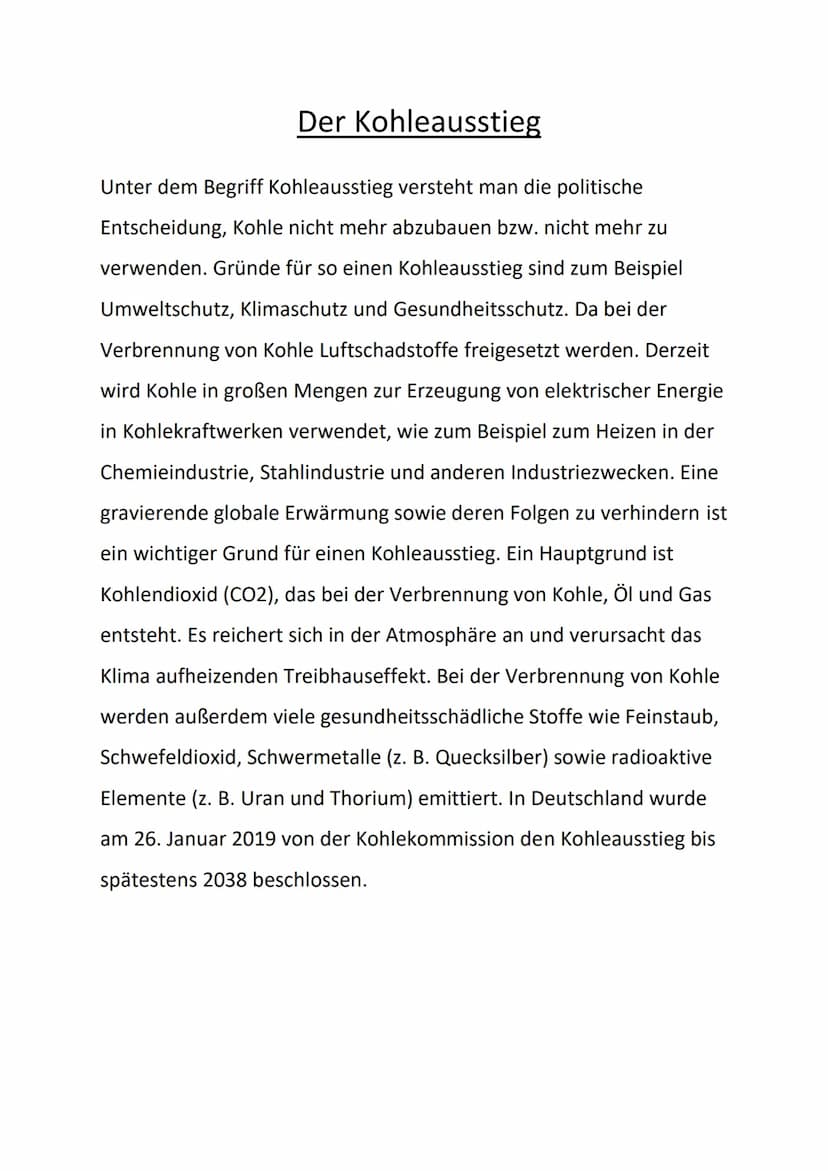 Inhaltsverzeichnis
1. Vorwort
2. Organische Stoffe
3. Entstehung Fossiler Brennstoffe (Kohle)
4. Entstehung Fossiler Brennstoffe (Erdöl und 