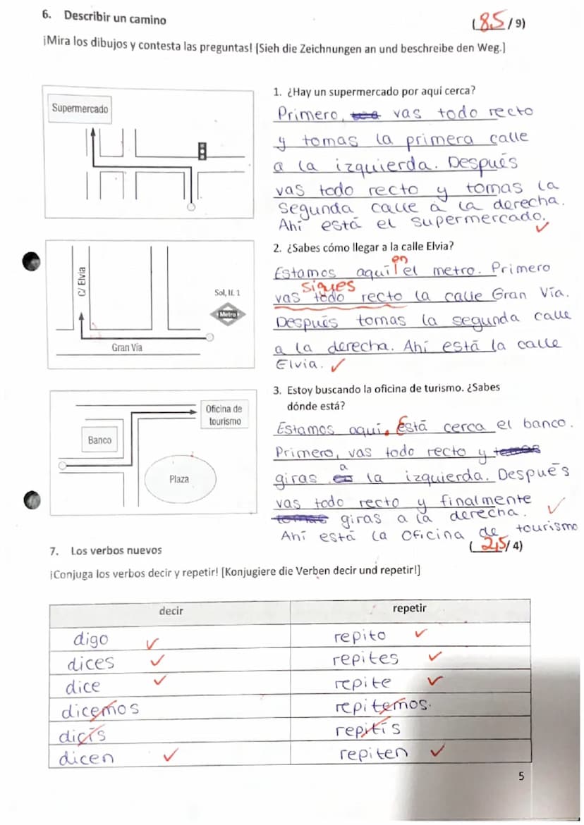 13,5/6)
1. La habitación libre
¡Escucha y marca la(s) respuesta(s) correcta(s)! [Höre zu und kreuze die richtige(n) Antwort(en)
an.]
1. ¿De 