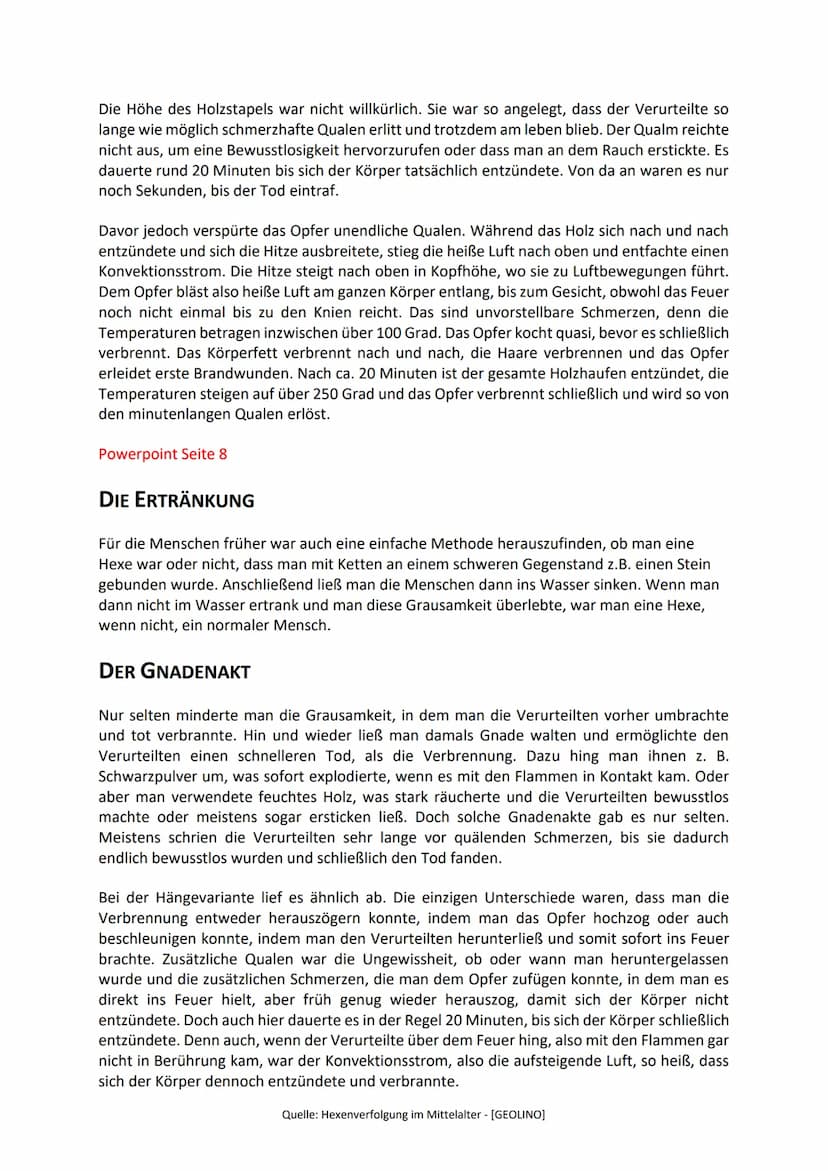 DIE ZEIT DER HEXENVERFOLGUNG
Sehr geehrte Frau/Herr Professor, Liebe Mitschüler ich/wir stelle/n euch heute das Thema
Hexenverfolgung im Mit