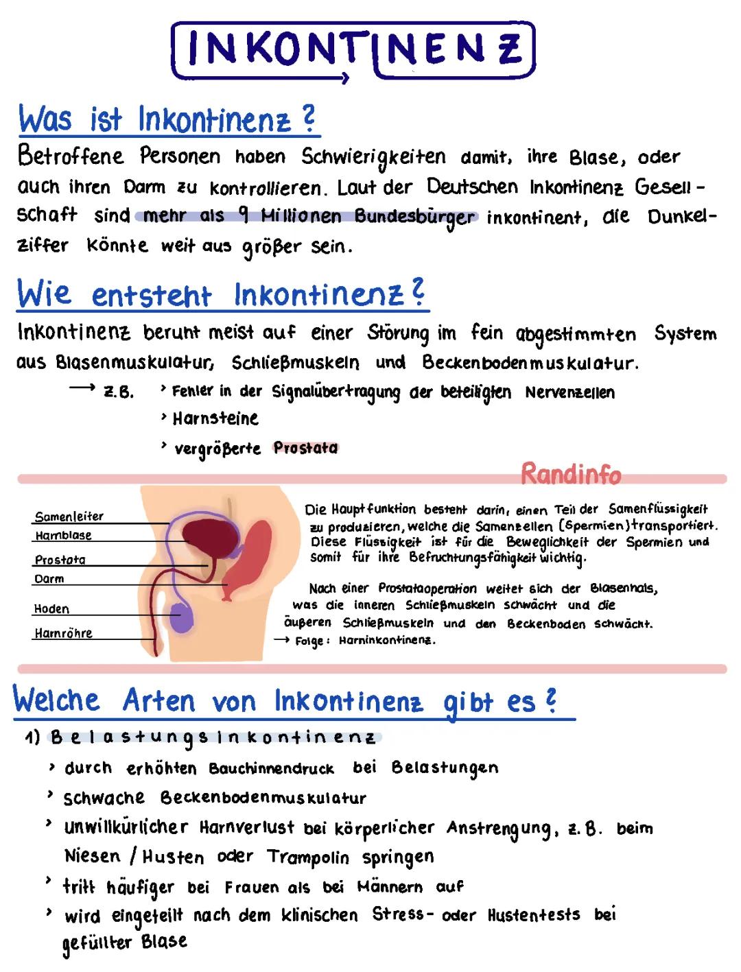 Inkontinenz