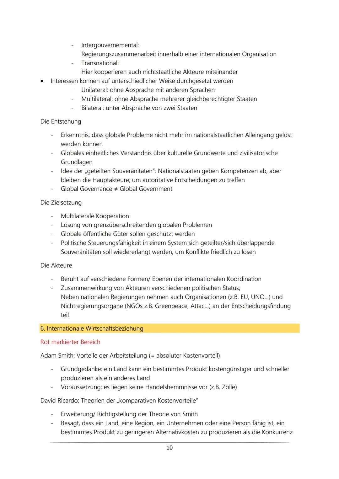 Sowi CK Abitur am 20.04.2023
4. Thema „Globale Strukturen und Prozesse" (Inhaltsfeld 7)
8 Vorgaben
1. Internationale Friedens- und Sicherhei