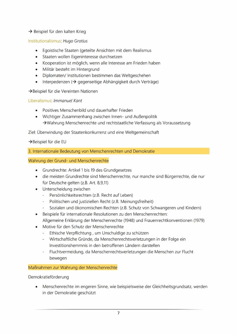 Sowi CK Abitur am 20.04.2023
4. Thema „Globale Strukturen und Prozesse" (Inhaltsfeld 7)
8 Vorgaben
1. Internationale Friedens- und Sicherhei