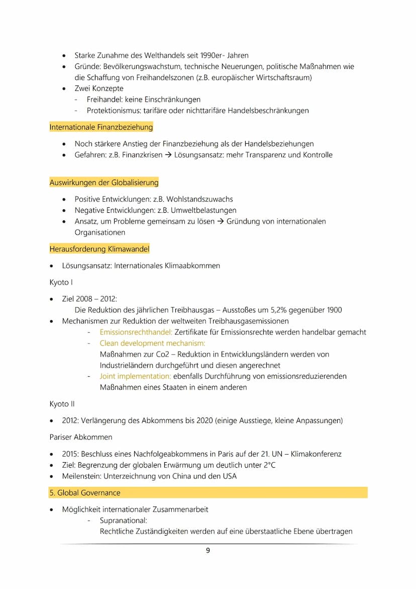 Sowi CK Abitur am 20.04.2023
4. Thema „Globale Strukturen und Prozesse" (Inhaltsfeld 7)
8 Vorgaben
1. Internationale Friedens- und Sicherhei