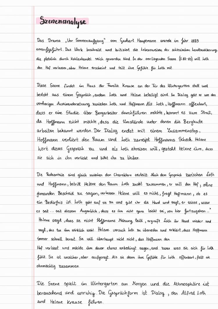Know Vor Sonnenaufgang Szenenanalyse thumbnail