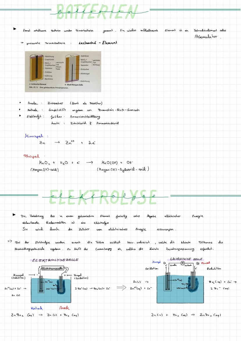 Ein
-->
Ein
die
Eine
lenen
Der
an
Eine
in
Anode
galvanisches
Spannungsquelle nutzbas.
räumlich
getrennt
Galvanische Elemente
Die
Elektrode
D