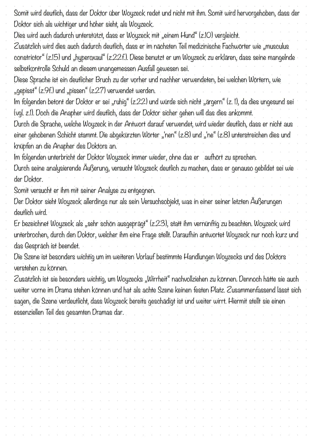 22112022
Szenenanalyse Szene 8
Die soziale Dramentragödie mit dem Titel „Woyzeck" wurde von Georg Büchner verfasst und erschien 1879.
Thema 
