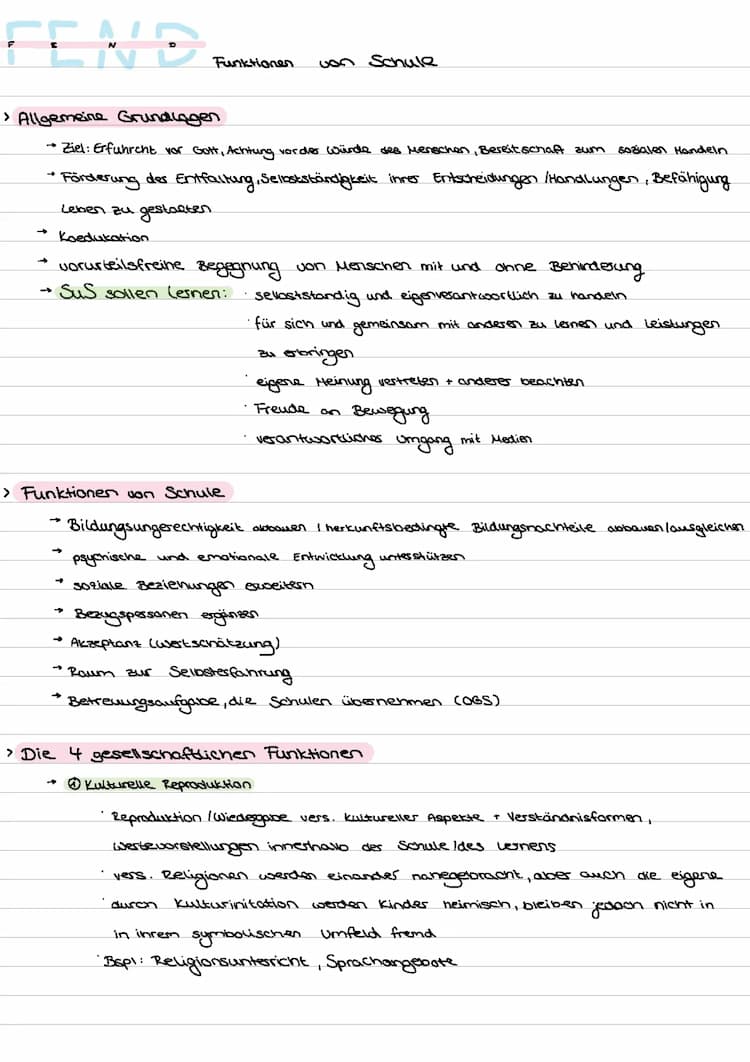 Know Fend: Funktionen von Schule thumbnail