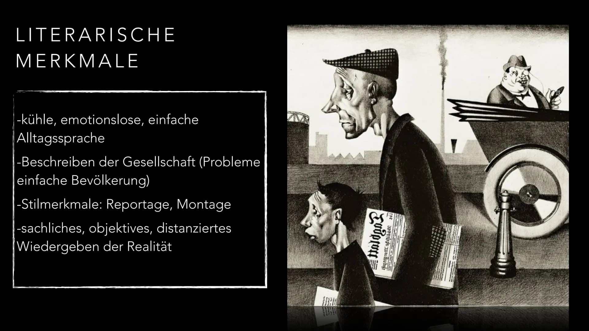 LITERATUR DER WEIMARER REPUBLIK
INA & JOSEPHINE GLIEDERUNG
1. DEFINITION
2. HISTORISCHER HINTERGRUND
3. MERKMALE DER EPOCHE
4. LITERARISCHE 