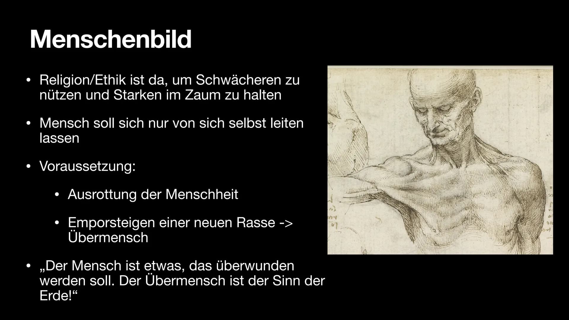 Friedrich
Nietzsche Gliederung
●
●
●
●
●
●
Allgemein
Weltansicht & Ziele
Menschenbild
Religionskritik
Nihilismus
Also Sprach Zarathustra
Kri