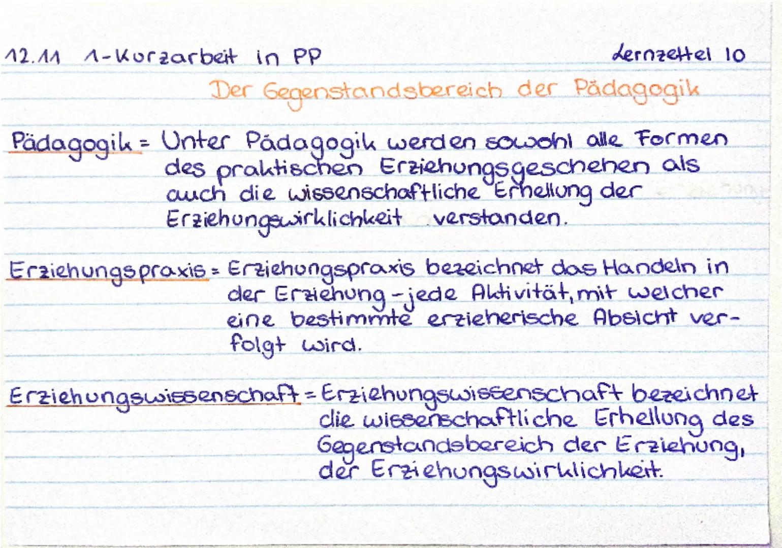 12.11
1-Kurzarbeit in PP
Lernzettel 1
Wissenschaftliche Theorie vs Alltagstheorie
= durch wissenschaftliches
Vorgehen
-objektiv d.h. verschi