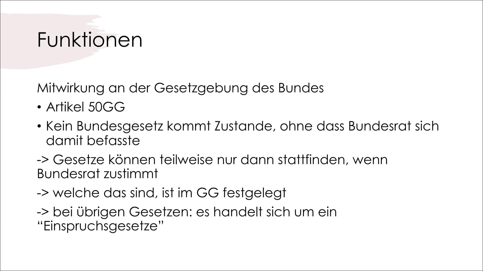 Der Bundesrat
VON MAJA KÖHLER, JANICE SCHLEE, DEBBIE
DRIESNER, MARIA-DANIELLE WELLMANN Gliederung
Zusammensetzung des Bundesrats
Aufbau/ Zus