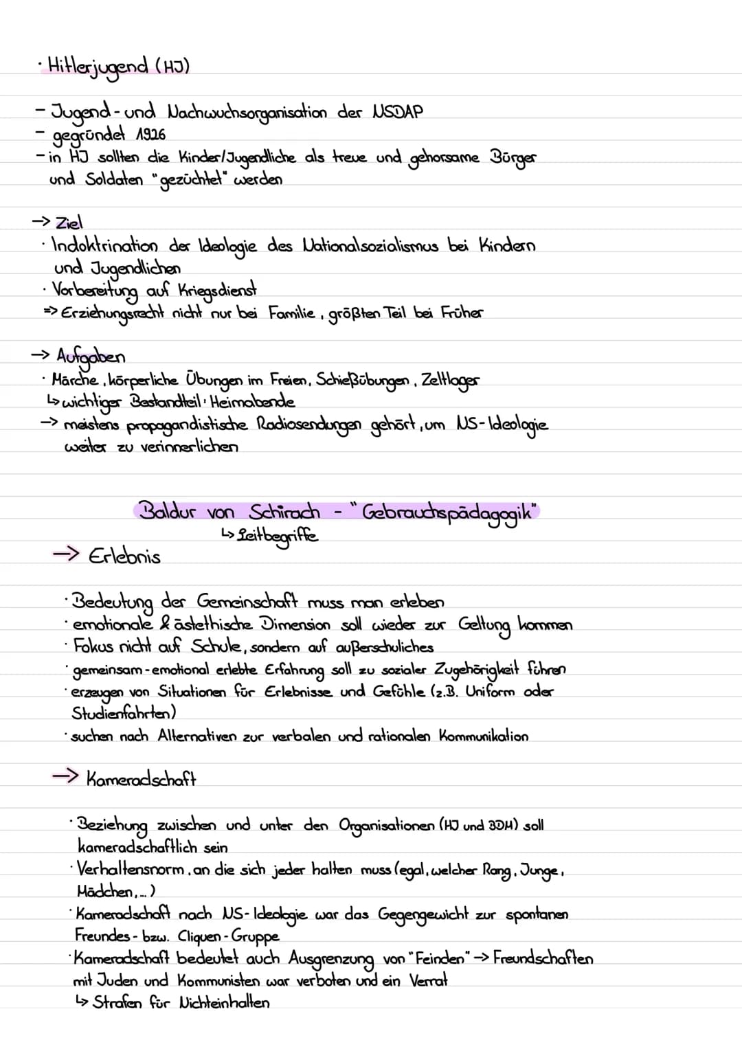 .
•
Was prägt den Unterricht zur US-Zeit?
NS- Erziehung
→ideologisch geprägt
→ Indoktrination unterschwelliges Beeinflussen
Normalisierung v