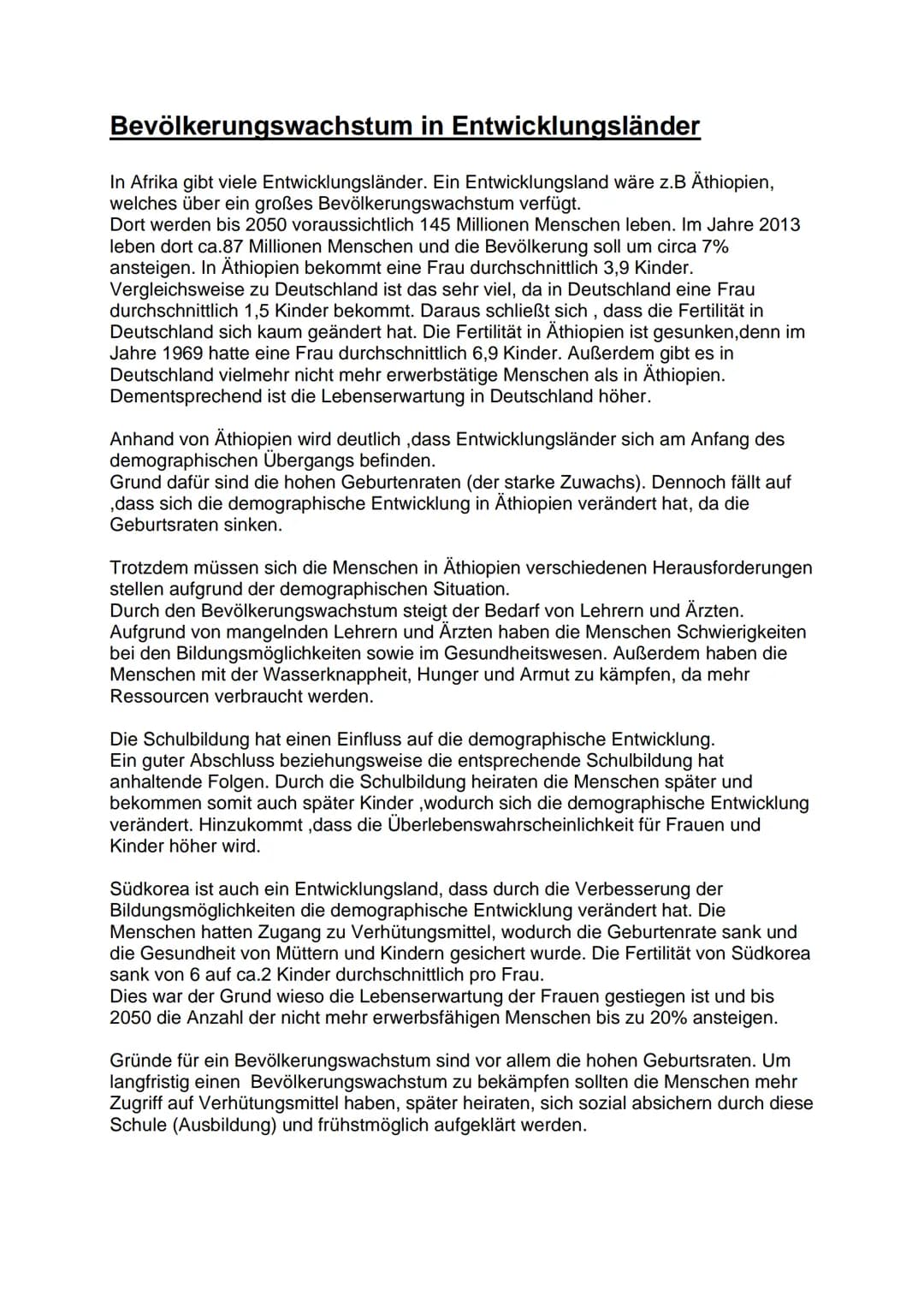 
<h2 id="bevlkerungswachstuminthiopien">Bevölkerungswachstum in Äthiopien</h2>
<p>In Afrika gibt es viele Entwicklungsländer, wie z.B Äthiop