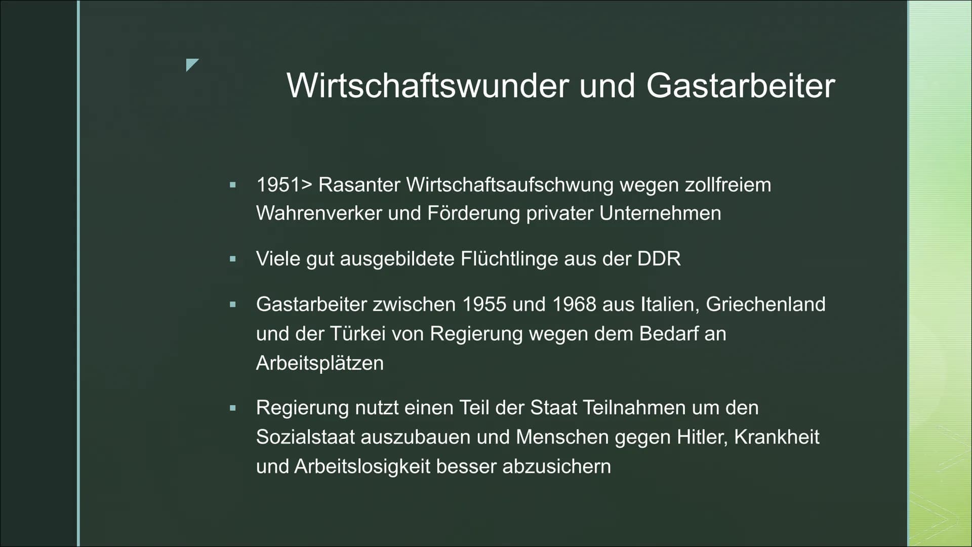 Von Mia Körner und Alina Scheuer
Arbeiten in der
DDR und BRD BRD
Im Haushalt: Mussten den Haushalt
alleine machen wärmend der Mann
Arbeiten/