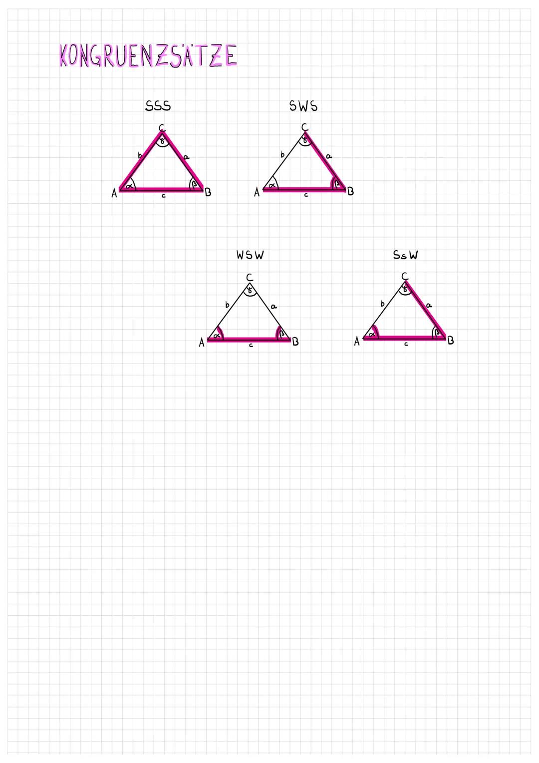 Dreiecksarten
Ein Dreieck ist eine geometrische Figur
mit drei Ecken und drei Seiten."
Die Summe der Winkel in einem
Dreieck beträgt immer 1