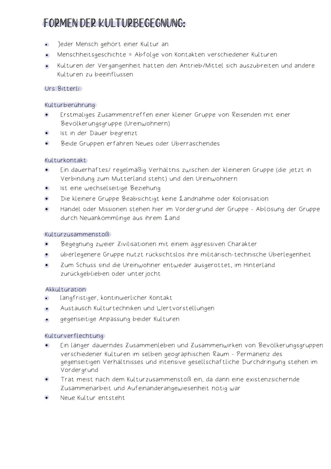 Kulturbegegnung, Transformationsprozesse & Migration (Kernmodule)